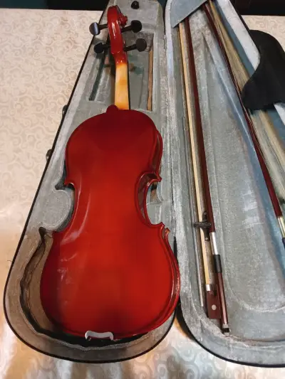 Violín acústico con estuche y arco - miniatura 3