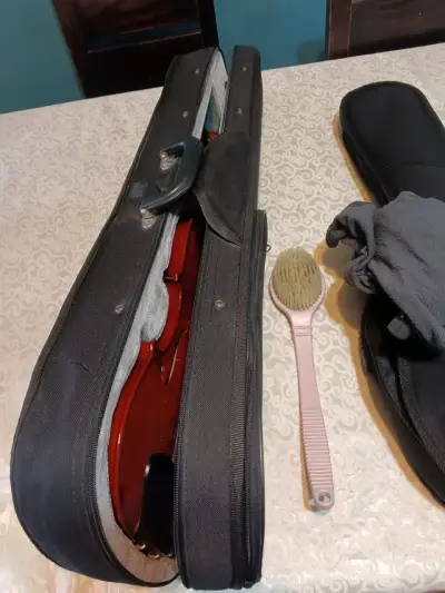 Violín acústico con estuche y arco - miniatura 4