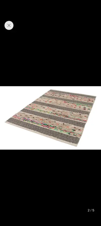Alfombra home collection boho spots 60x115 cm - miniatura 2