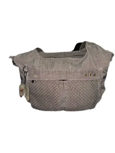 Bolso Kipling  de hombro gris - miniatura 1