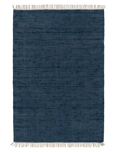 Alfombra home collection de algodón azul oscuro - miniatura 3