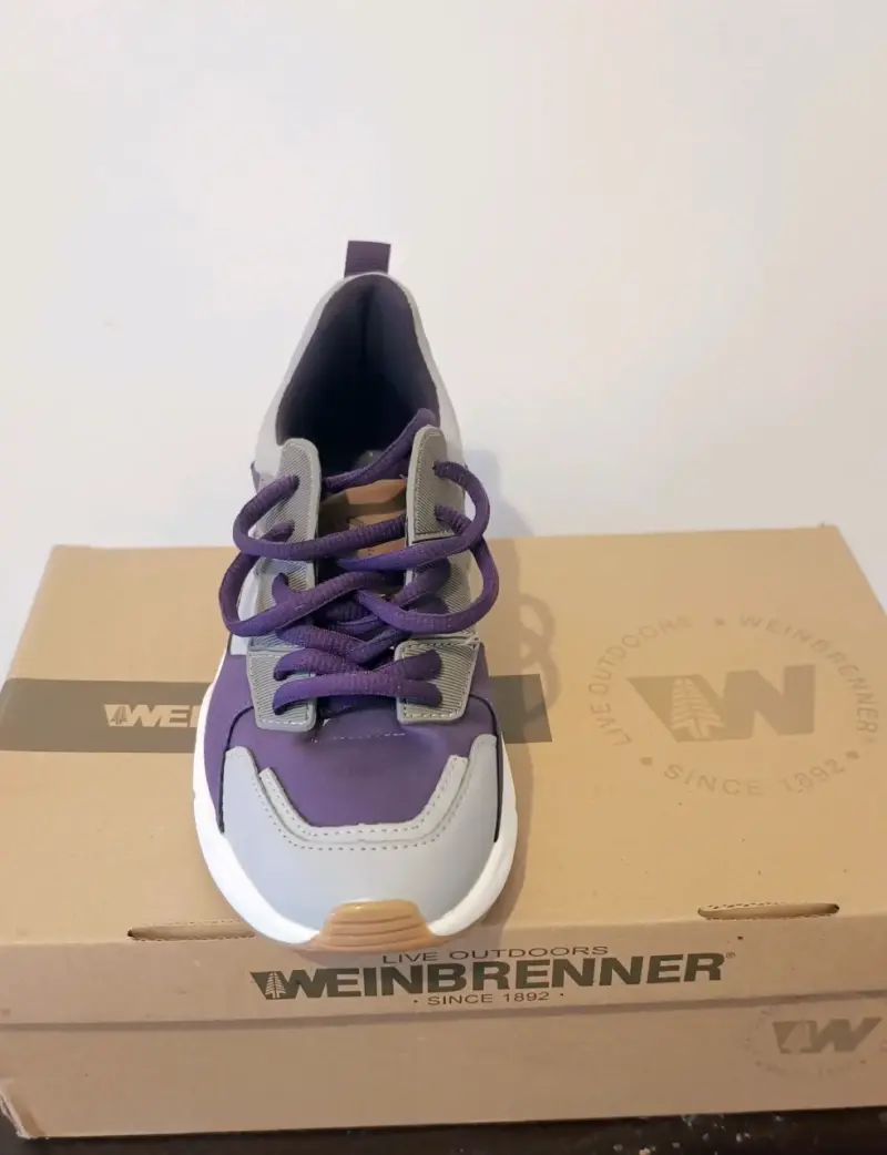 Zapatillas deportivas Weinbrenner moradas y grises - 2