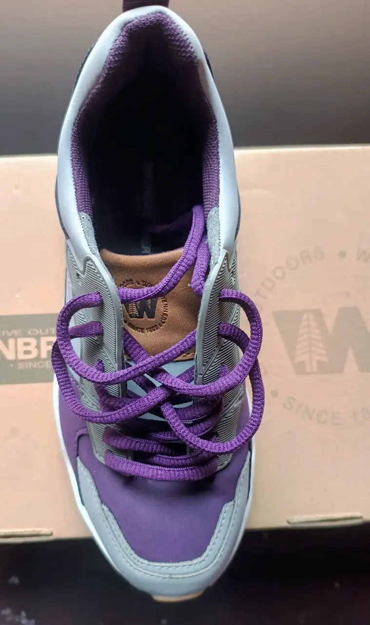 Zapatillas deportivas Weinbrenner moradas y grises - 3