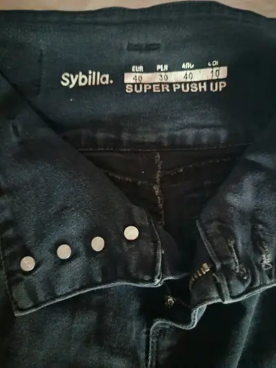 Pantalones ajustados negros Sybilla Super Push Up - miniatura 2