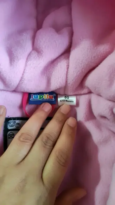Enterito impermeable rosa para bebé Lupilu - miniatura 3