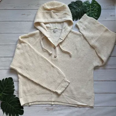 Sweater de punto con capucha American Eagle - miniatura 1
