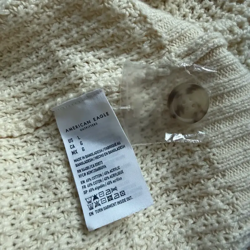 Sweater de punto con capucha American Eagle - 4