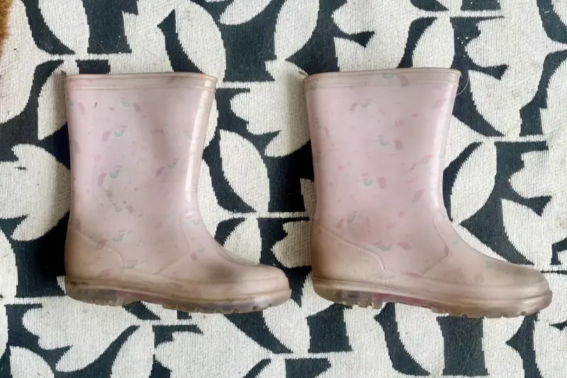 Botas de lluvia infantiles rosas t. 31 - 2