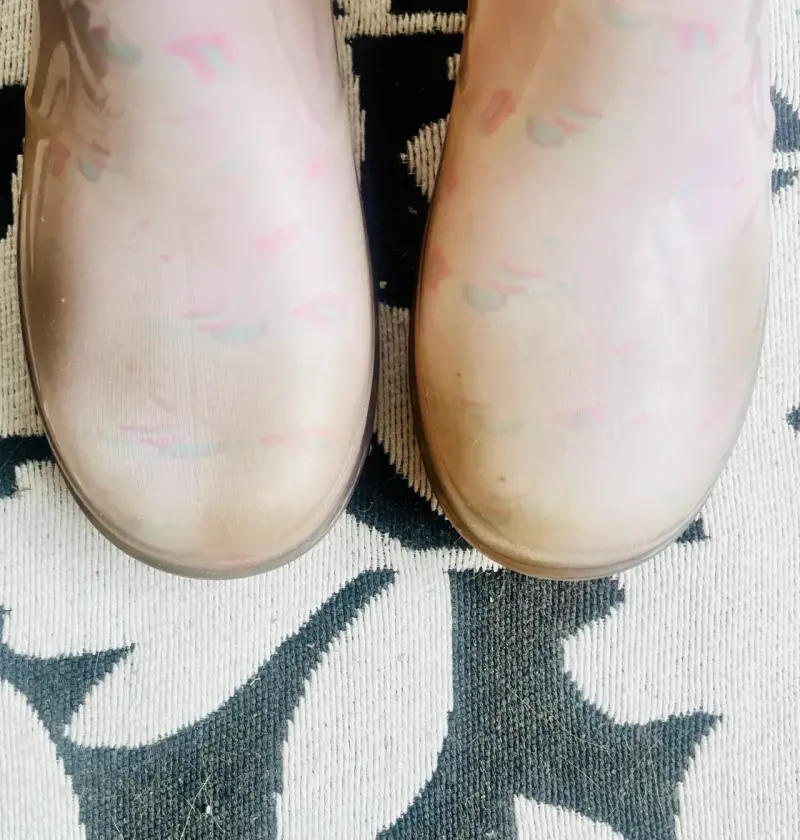 Botas de lluvia infantiles rosas t. 31 - 5