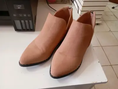 Botines de mujer color palo de rosa - miniatura 1
