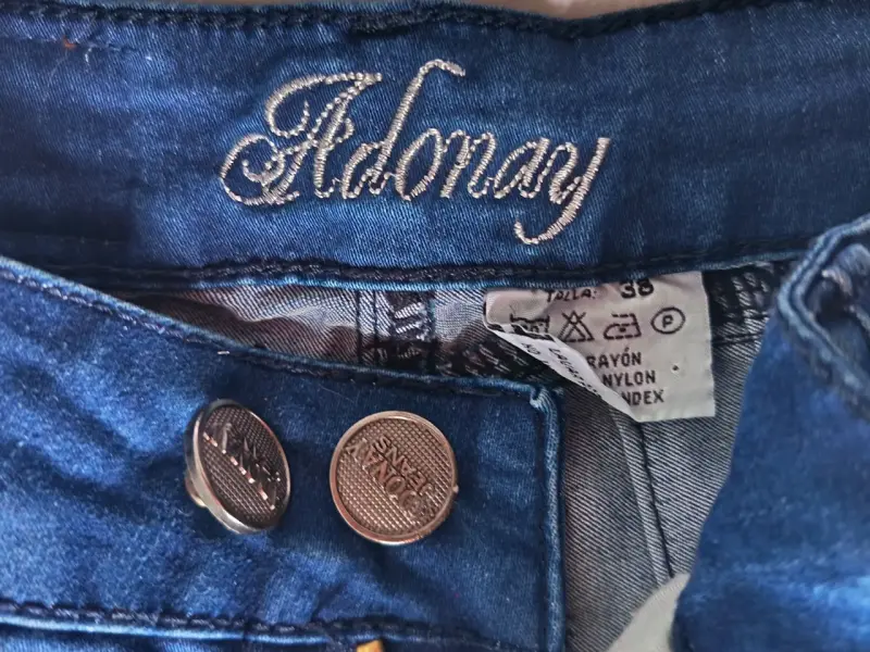 Jeans azul oscuro Adonay talla 38 - 2