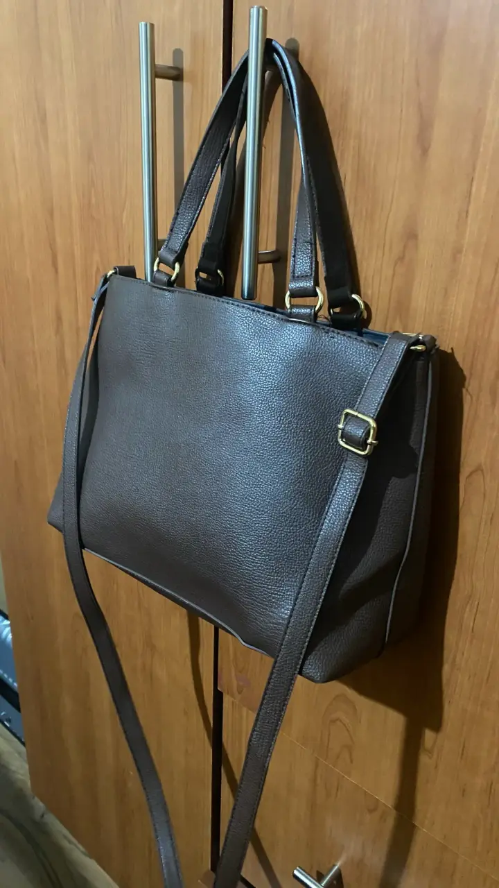 Cartera Tommy Hilfiger café - 6