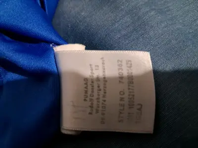 Camiseta deportiva azul Tradizione Forza Azzurra - miniatura 5
