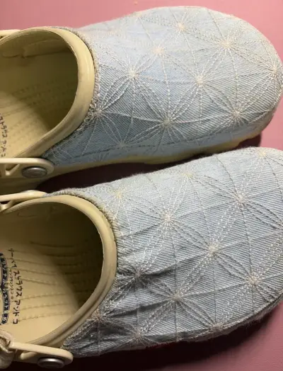Zuecos Levi's de Tela Azul Claro - miniatura 2