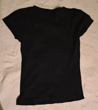 Polera negra de mujer Mango Basics - miniatura 1