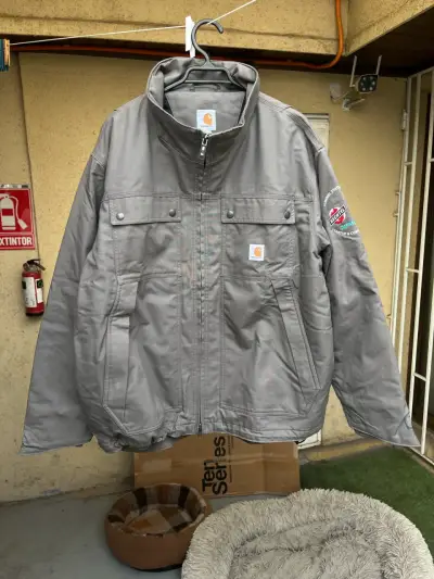 Chaqueta gris Carhartt resistente al agua - miniatura 1