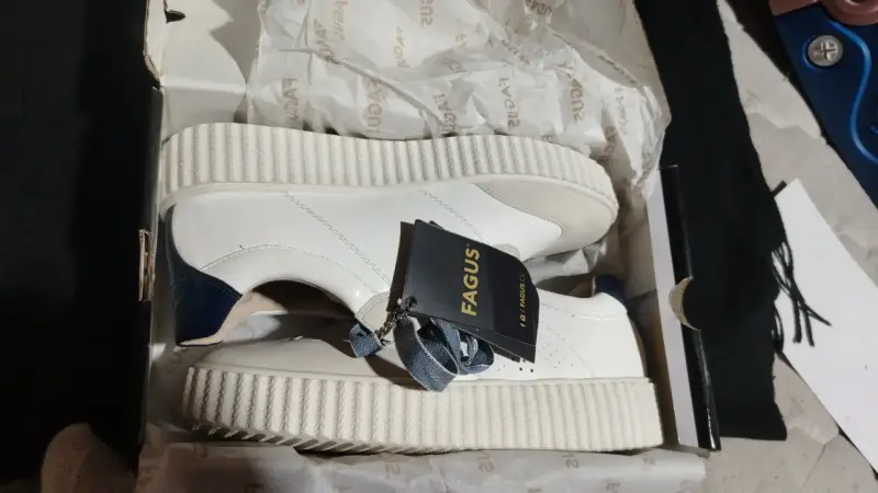 Zapatillas blancas Fagus talla 40 - 3