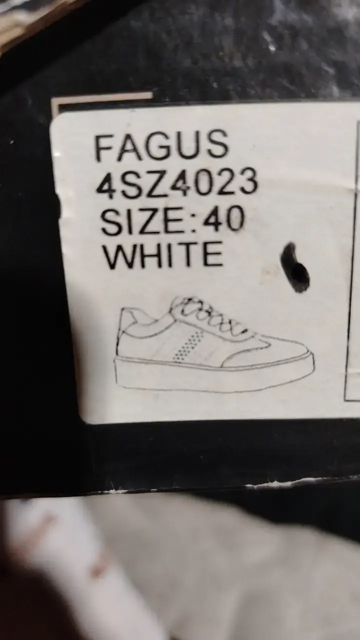 Zapatillas blancas Fagus talla 40 - 4