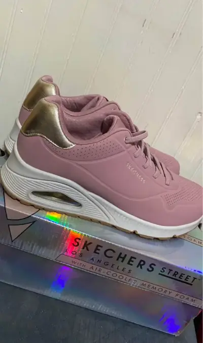 Zapatillas Skechers mujer rosadas - miniatura 1