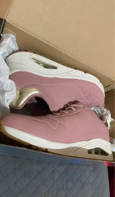 Zapatillas Skechers mujer rosadas - miniatura 3