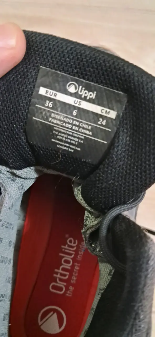 Botas de montaña Uppi Vulcano gris - 5