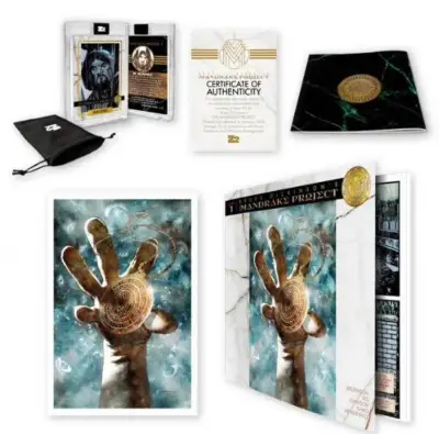 Carta firmada por Bruce Dickinson Mandrake Project - miniatura 1
