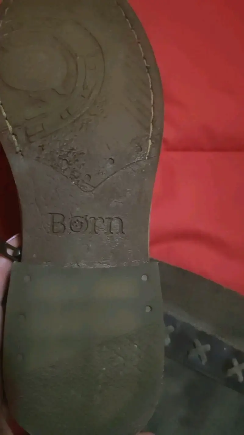 Botas altas de cuero  Born con diseño cruzado - 3