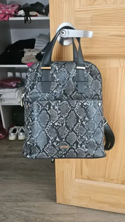 Bolso de mano con diseño de serpiente Secret - miniatura 1
