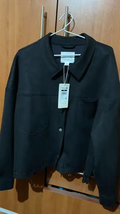 Chaqueta negra de mujer University talla XXL - miniatura 1