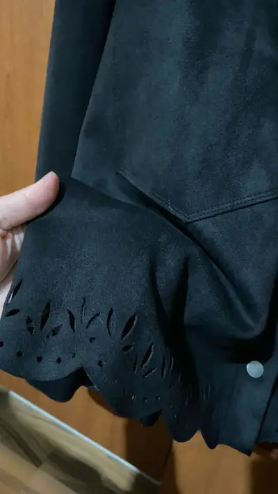 Chaqueta negra de mujer University talla XXL - miniatura 6