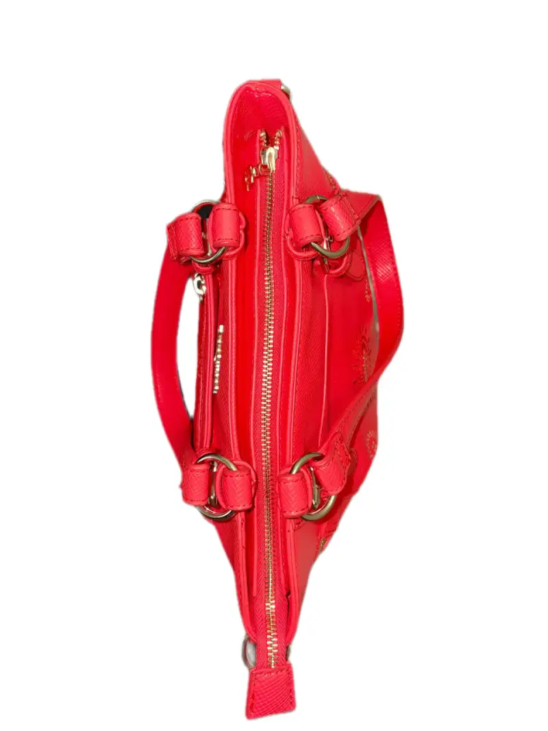 Bolso rojo fiesta Desigual con diseño floral - 4