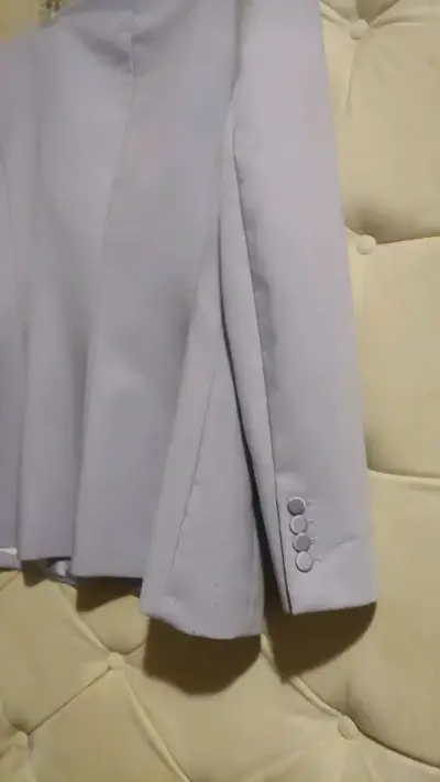 Blazer lila para mujer Zara talla M - miniatura 5