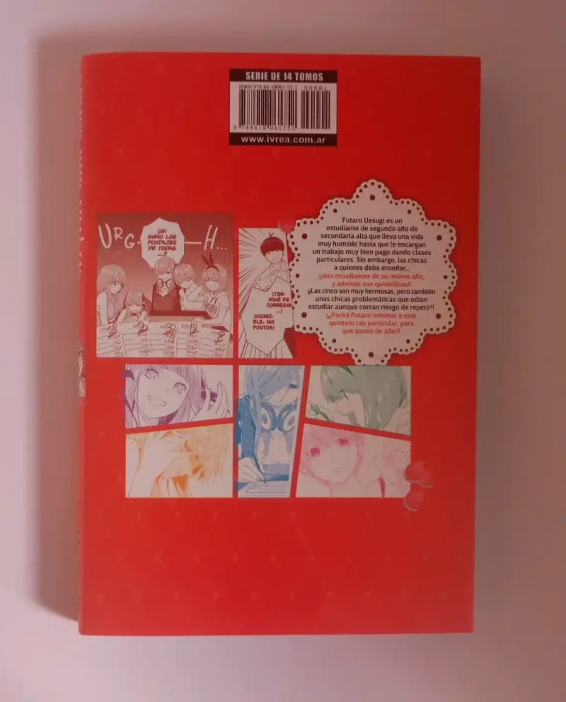 Manga Somos Quintillizas Volumen 1 - 2
