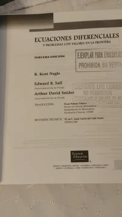 Libro Ecuaciones Diferenciales Tercera Edición - miniatura 4