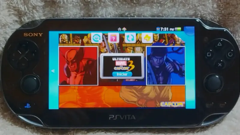 Consola portátil Sony PS Vita con juego Marvel vs Capcom 3 - 4