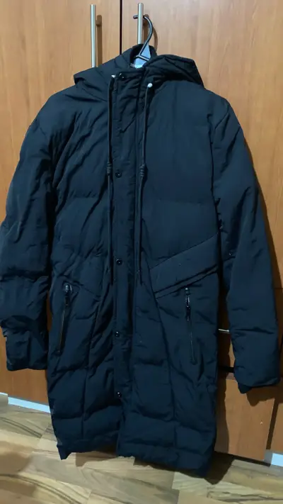 Parka negra mujer - miniatura 1