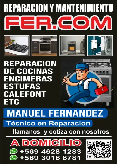 Reparación de cocinas, encimeras, estufas a gas - miniatura 1