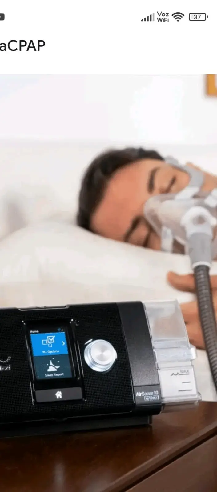 Máquina CPAP ResMed AirSense 10 con accesorios - 4
