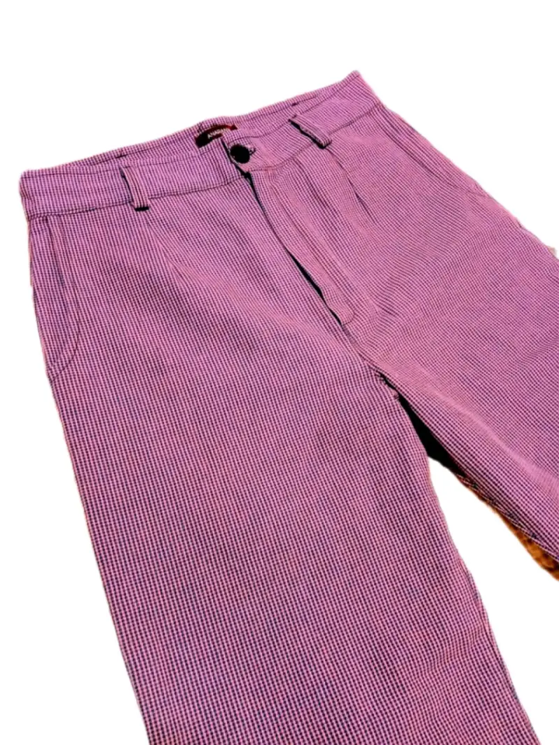Pantalones de vestir a cuadros - 1