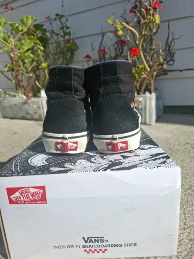 Zapatillas Vans negra-animal print - miniatura 4