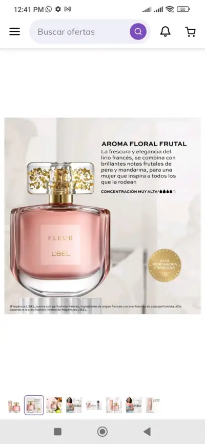 Perfume Fleur L'Bel Aroma Floral Frutal - miniatura 2