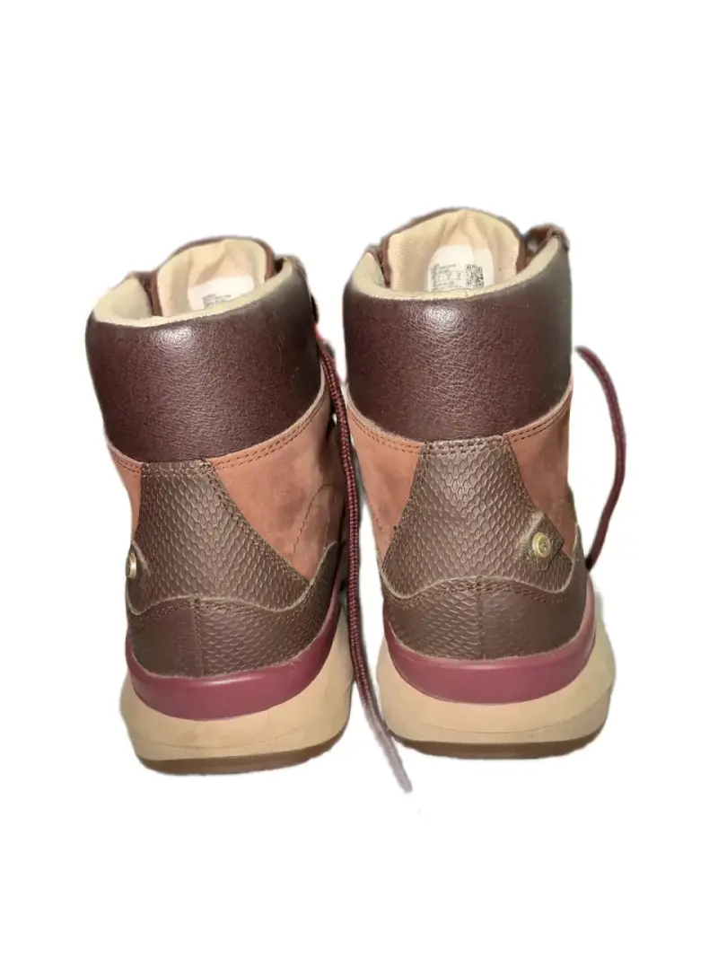 Botas de cuero para mujer CAT marrones - 3