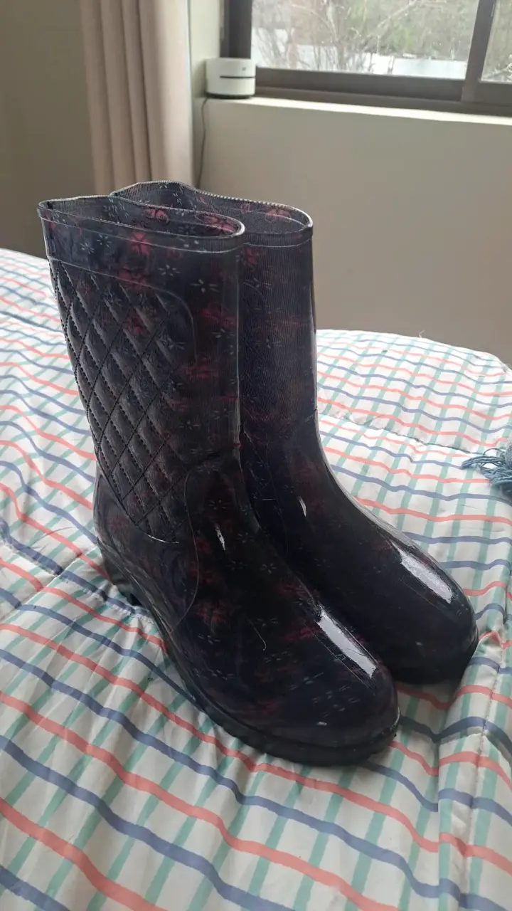 Botas de lluvia impermeables para mujer