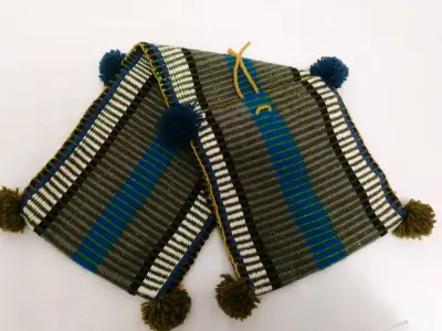 Alforja tejida en Telar Mapuche - miniatura 1