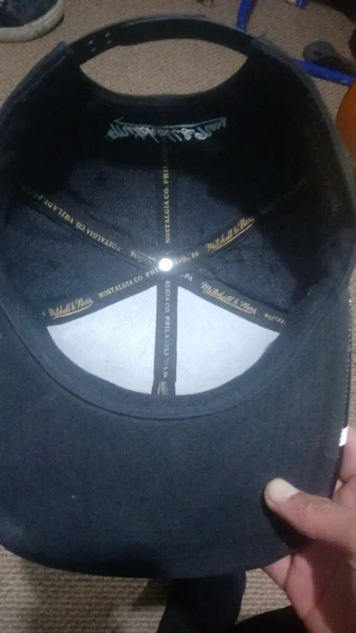 Gorra negra Chicago Bulls Mitchell & Ness - 3