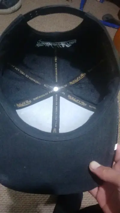 Gorra negra Chicago Bulls Mitchell & Ness - miniatura 3