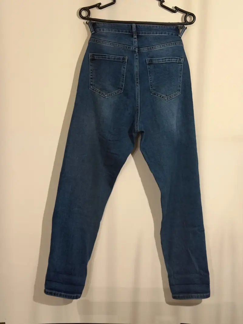 Jeans de mujer con perlas y strass talla XS - 3
