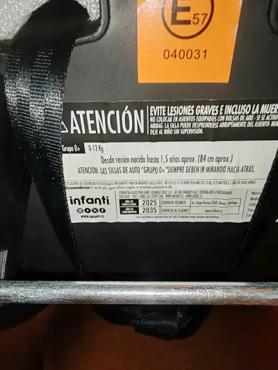 Silla de Auto para Bebé Infanti Zion con Base - miniatura 5