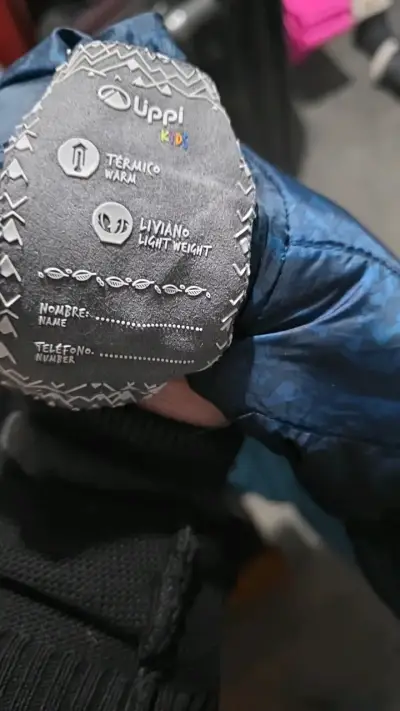 Chaqueta térmica azul para niños Lippi - miniatura 3