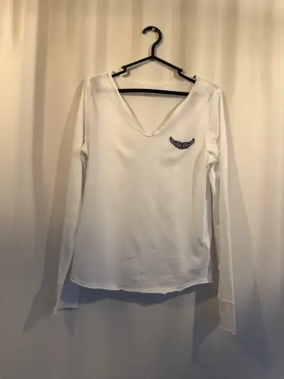 Polera blanca de manga larga zadig et voltaire - miniatura 1